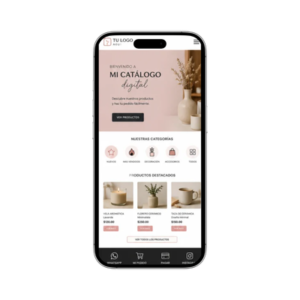 Catalogo web express conectado con whatsapp